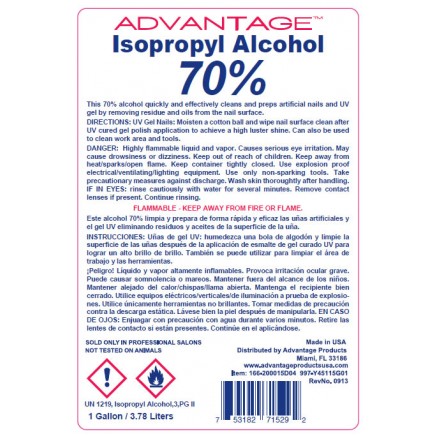 Advantage 70% Isopropyl Alcohol Gallon