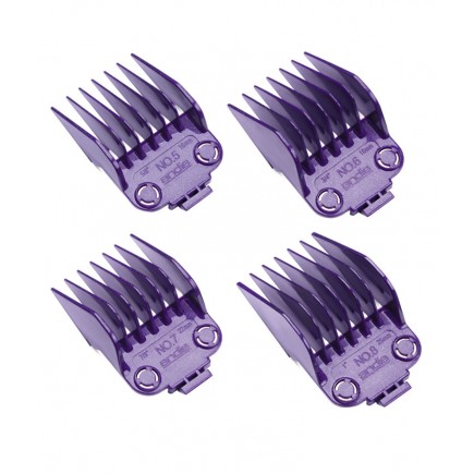 #01415 Andis Master Dual Magnet Large Comb Set 4PK