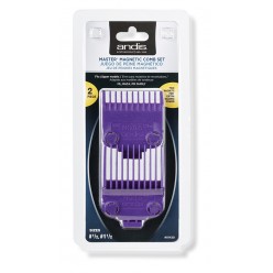 #01420 ANDIS MASTER MAGNETIC 2 COMB SET (#1/2 & 1-1/2)
