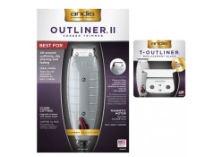 #04710 ANDIS T-OUTLINER TRIMMER W/ FREE REPLACEMENT BLADE