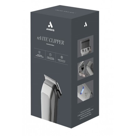 #86100 Andis Revite Clipper W/ Taper Blade - Grey