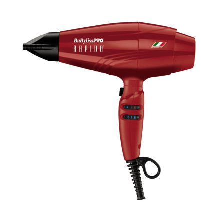 #BRRAP1 BabylissPro Rapido Dryer - Red