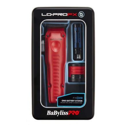 #FX829MR BabylissPro FXONE LO-PRO Matte Red Clipper