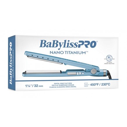 #BNT4091 BabylissPro Nano Titanium Straightener 1.25"