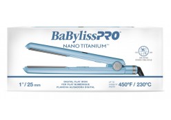 #BNT4095 BabylissPro Nano Titanium Digital Straightener 1"