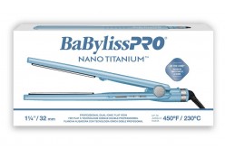 #BNT9125 BabylissPro Nano Titanium Dual Ionic Straightener 1.25"