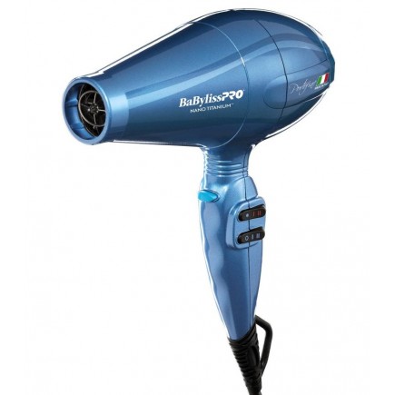 #BNTB6610N BabylissPro Nano Titanium Portofino Dryer - Blue