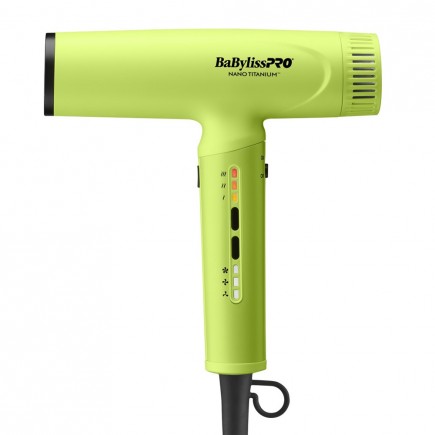 #BNTC9200NY BabylissPro Nano Light Ionic High-Speed Dryer (Neon)