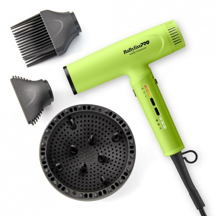 #BNTC9200NY BabylissPro Nano Light Ionic High-Speed Dryer (Neon)