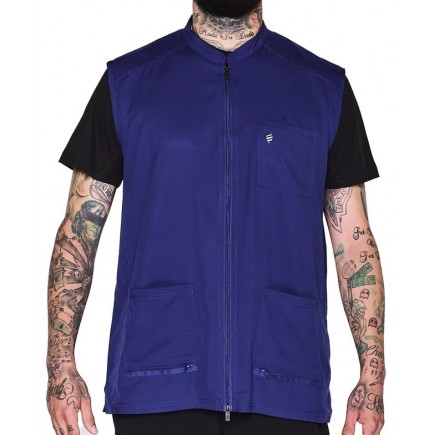 Barber Strong The Barber Vest - Blue