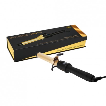 Bio Ionic Gold Pro Curling Iron 1"