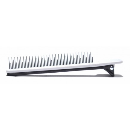 ColorBow Clip Comb Matte Black/White  5/pk