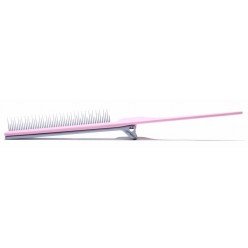 ColorBow Rat Tail Clip Comb Pink/Gray  2/pk