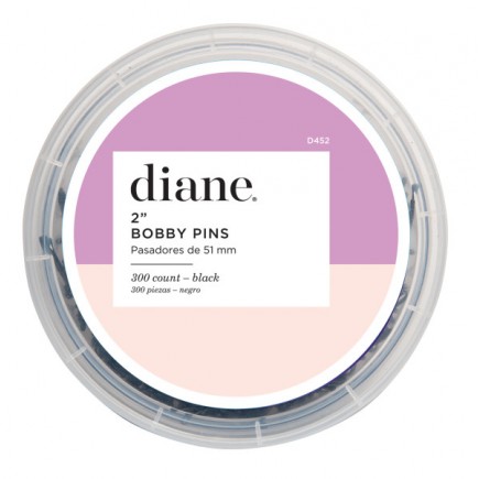 #D452 Diane Bobby Pins 2" (Black) 300pk