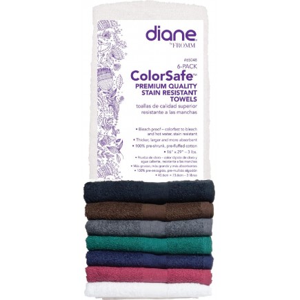 DIANE COLORSAFE TOWELS 6/PK - COLORS