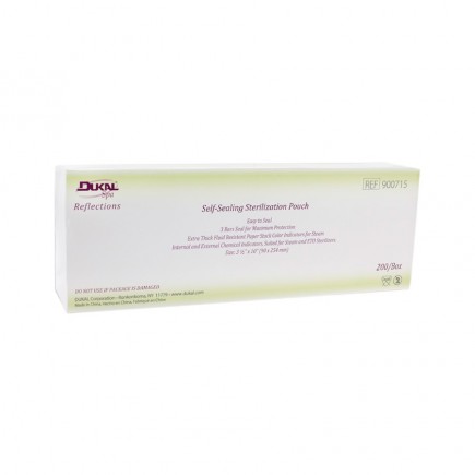 #900715  Dukal 3.5" x 10" Sterilization Pouches 200CT