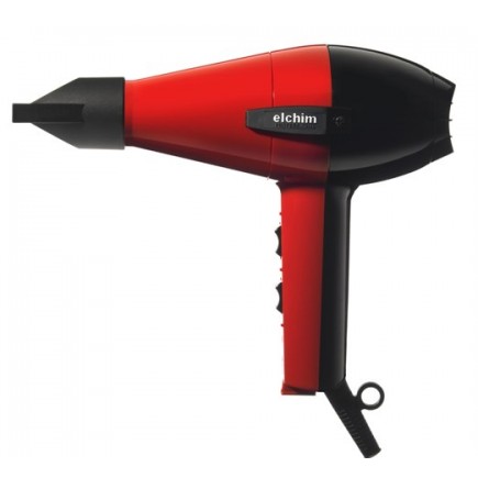 Elchim 2001 Professional Dryer - Red/Black