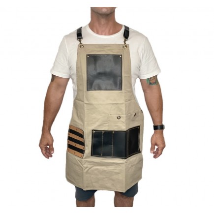 Empire Barber Apron - Tan