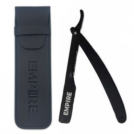 #EMP100 Empire Black Steel Razor Holder