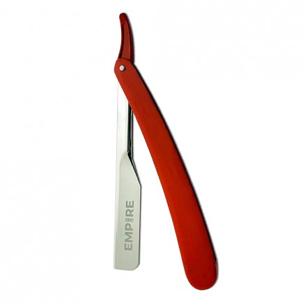 #EMP400 Empire Red & Silver Steel Razor Holder