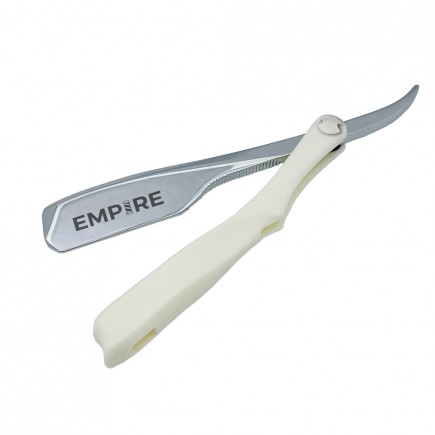 #EMP975 Empire Kamisori White/Stainless Razor Holder
