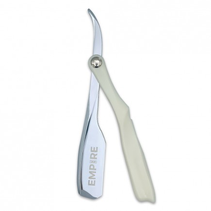 #EMP975 Empire Kamisori White/Stainless Razor Holder