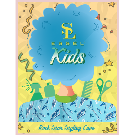 #SL500 Essel - Rock Star Kiddie Cape (Blue)