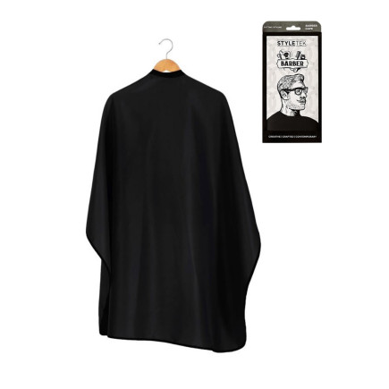 Styletek Classic Black Barber Cape