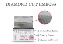 Styletek Diamond Cut Pop-up Foil 5x11" 400CT (Medium Emboss)