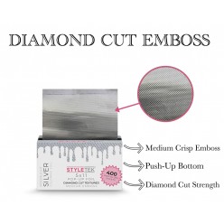 Styletek Diamond Cut Pop-up Foil 5x11" 400CT (Medium Emboss)