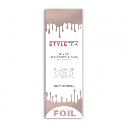 Styletek XL Embossed Foil Sheets (Rose Gold)  5"X16"