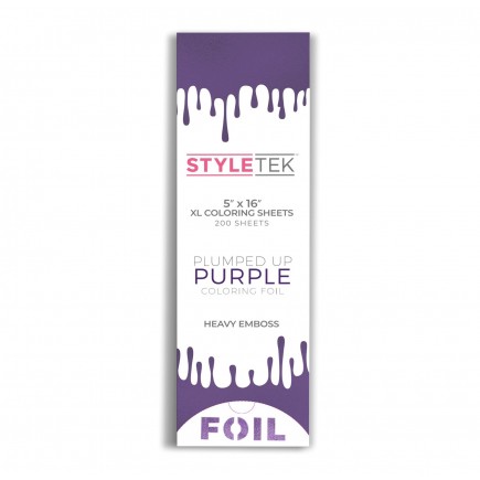 Styletek XL Embossed Foil Sheets (Purple) 5"X16"