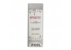 STYLETEK XL EMBOSSED FOIL SHEETS (SILVER) 5"x16" 
