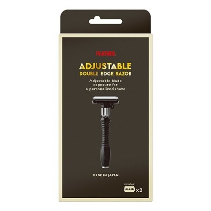 #F1-25-904 FEATHER ADJUSTABLE DOUBLE EDGE RAZOR HANDLE