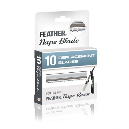 FEATHER NAPE RAZOR BLADES 10/PK