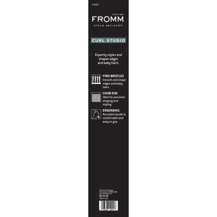 #F4327 FROMM EDGE SHAPER BRUSH/COMB