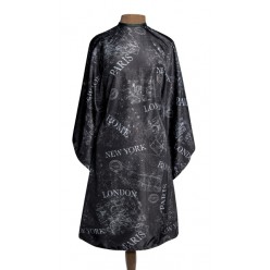 #NTA022 City Map Hairstyling Cape 