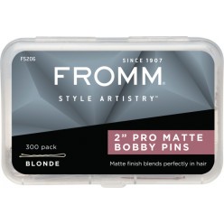 #F5206 Fromm Pro Matte Bobby Pins 2" (Blonde) 300pk