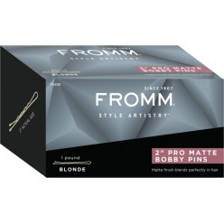 #F5209 Pro Matte Bobby Pins 2" (Blonde)  1lb Box 