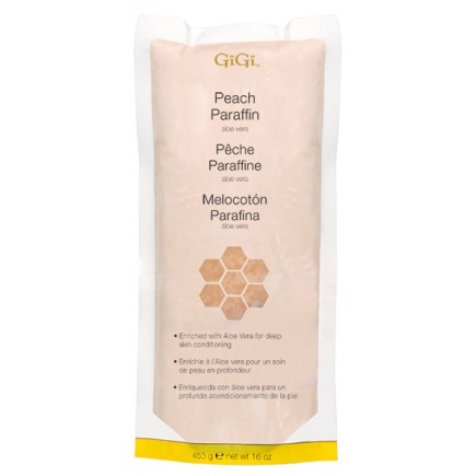 #0890 Gigi Peach Paraffin Wax 16oz