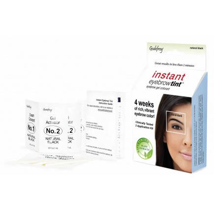 Godefroy Instant Eyebrow Tint Botanicals - 3 Application Kit