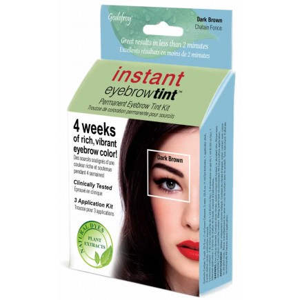 Godefroy Instant Eyebrow Tint Botanicals - 3 Application Kit