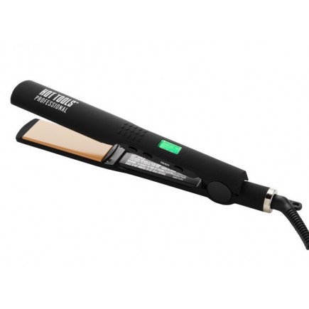 #HT7115F HOT TOOLS NANO CERAMIC DIGITAL FLAT IRON 1.25"