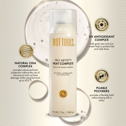 Hot Tools Pro Artist Heat Complete Proactive Flexible Hairspray 7oz