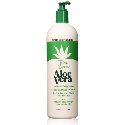 TRIPLE LANOLIN ALOE VERA HAND & BODY LOTION 20 OZ