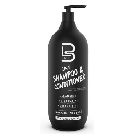L3VEL3 2-in-1 Shampoo & Conditioner 33.8oz