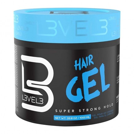 L3VEL3 Super Strong Hair Gel 33.8oz