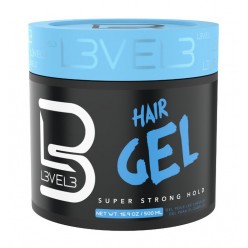 L3VEL3 Super Strong Hair Gel 16.9oz