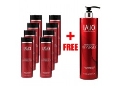 Lasio Hypersilk Replenishing Shampoo 12oz w/ FREE Liter Promo
