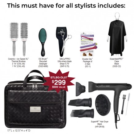 Olivia Garden Perfect Volume Stylist Tool Bag (Black)